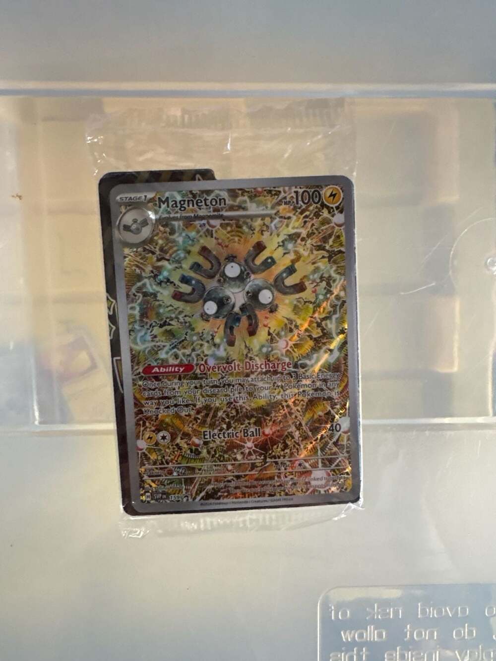 Pokémon TCG Magneton Scarlet & Violet Black Star Promo SVP 159 Sealed (Pokémon C